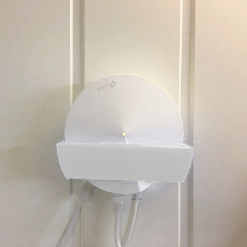 TP-Link Deco M9 AP墙面支架收纳架壁挂底座打孔或装86盒