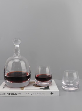 北欧创意透明玻璃红酒醒