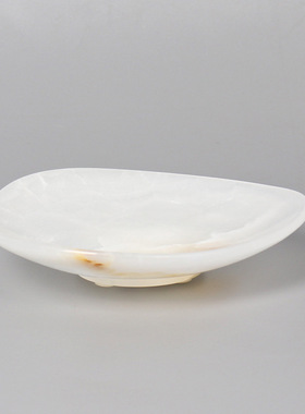 新中式天然玉石干果盘创