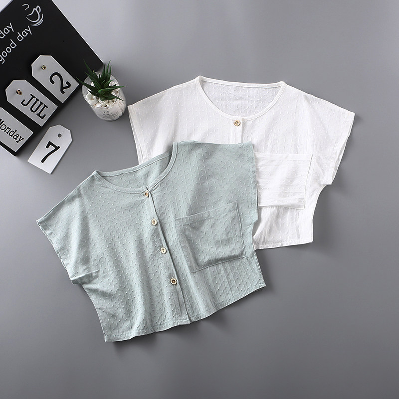 儿童夏季休闲半袖衬衣 男女童宽松衬衫短袖 中小童薄款透气开衫潮|msdalam kategori Kanak-kanak/Bayi/Keluarga dipasang, shirt - dari Buy2taobao.com untuk memberikan perkhidmatan ejen Taobao profesional membeli