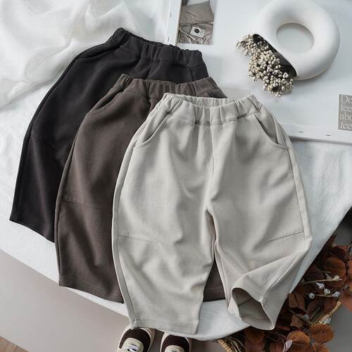 有型春潮童阔腿儿童休闲哈伦裤