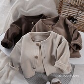 男童宝宝双面加绒开衫 软糯摇粒绒加厚保暖外套 上衣 冬季 选它啦