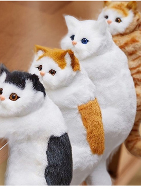 仿真猫家居摆件儿童玩具