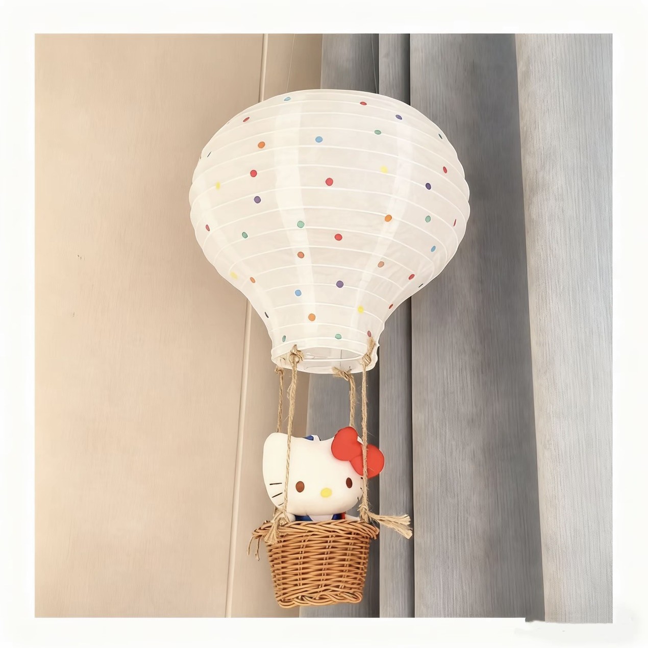 KT热气球挂件小夜灯含组装教程礼