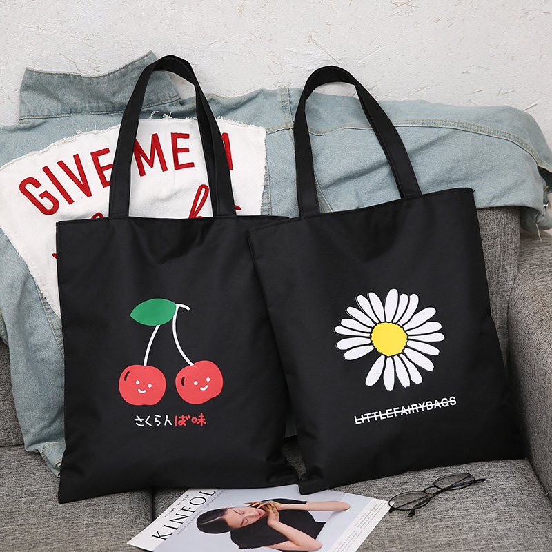 牛津布袋ins风单肩大包女日系手提大容量上班布袋子手拎学生用包