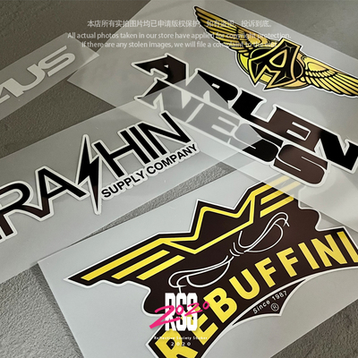 哈雷复古贴纸改装品牌贴纸