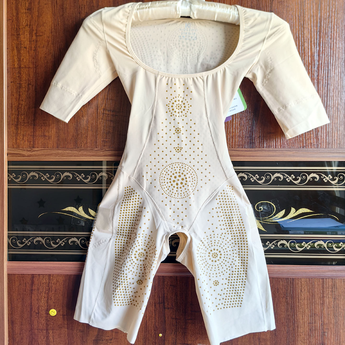 意大利体雕塑身连体衣女收腹束腰提臀收腿短袖养生美体无痕收身衣