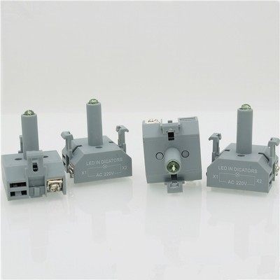 LA38-11D按钮开关配件基座 中间部分LED指示灯座 底座 灯芯