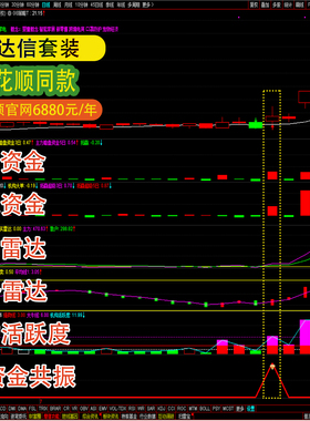 2026暗盘资金拓赢资金雷达机构活跃度资金共振GS策略主图副图选股