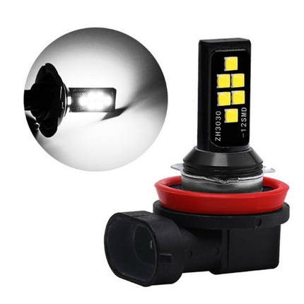 led雾灯 H1 H3 H11 9006 881 880 H4 H7 3030 12SMD 防雾灯 车灯