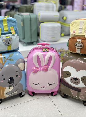 正品新秀丽儿童拉杆箱sammies超轻行李箱学生卡通可爱旅行箱U22