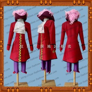 包邮东京大贩卖迪士尼彼得潘胡克虎克船长铁钩船长02cos服装全套