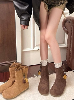 AAL870-1时尚韩版潮流瘦瘦流苏靴