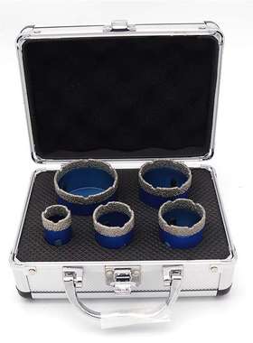 5pcM14钎焊开孔器套装金刚石石材瓷砖打孔角磨机钻头跨境扩孔钻