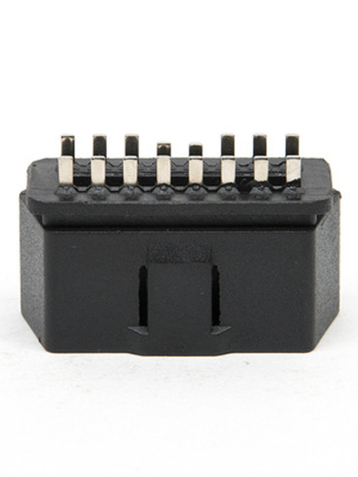 OBD 남성 OBD 16 핀 커넥터 12 V 24 V 자동차 및 트럭에 적합한 16 핀 직선 구부러진 핀 다중 커넥터