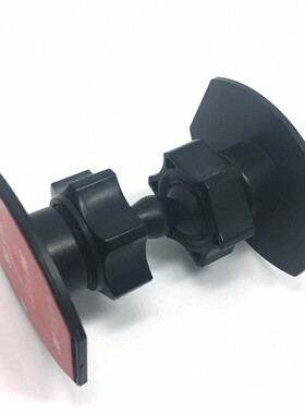 前挡风玻璃行车记录仪粘贴式支架17mm球头通用仪表台1/4螺丝接头