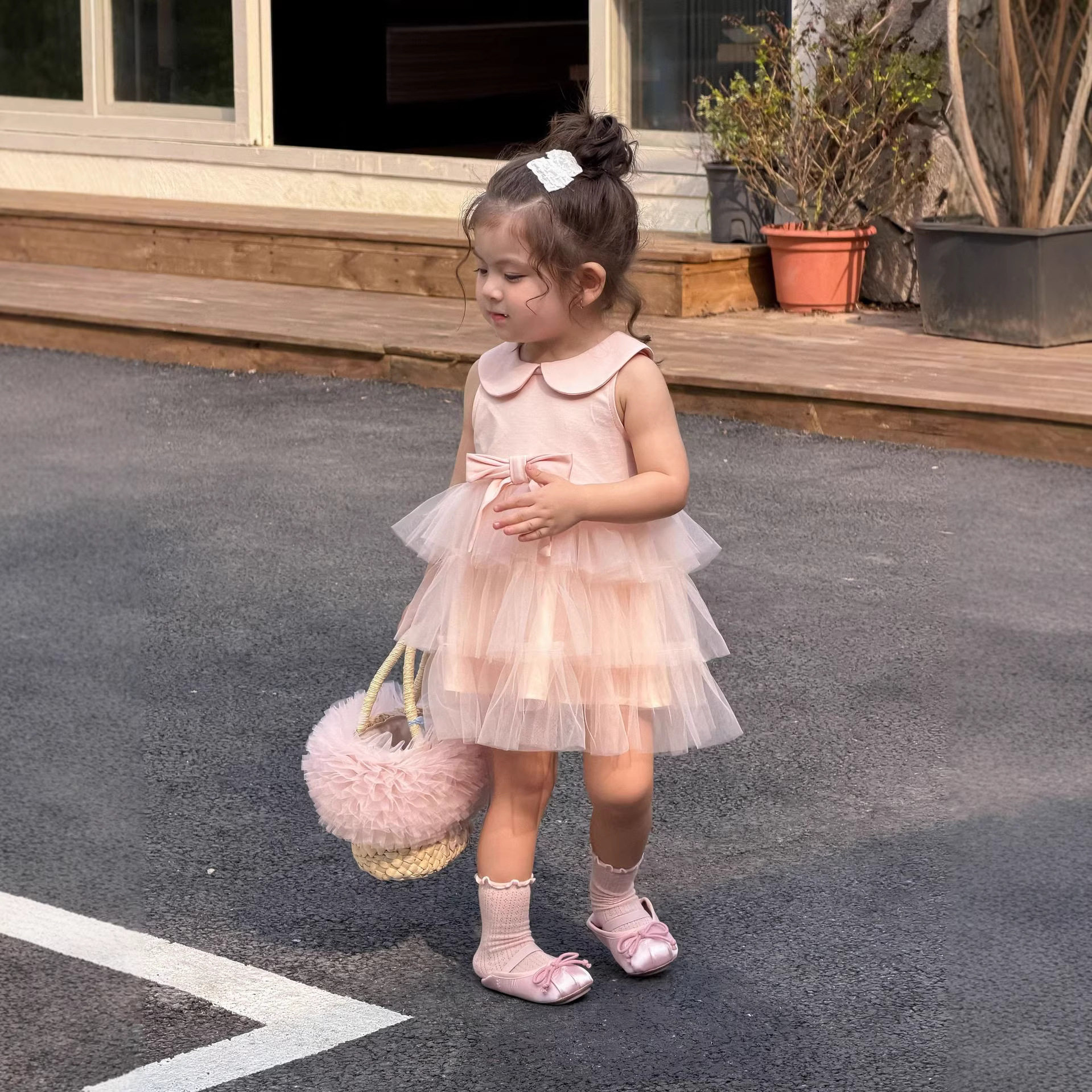 2026跨境夏季新款外贸幼儿宝宝童装女童礼服连衣裙无袖婴童纱裙