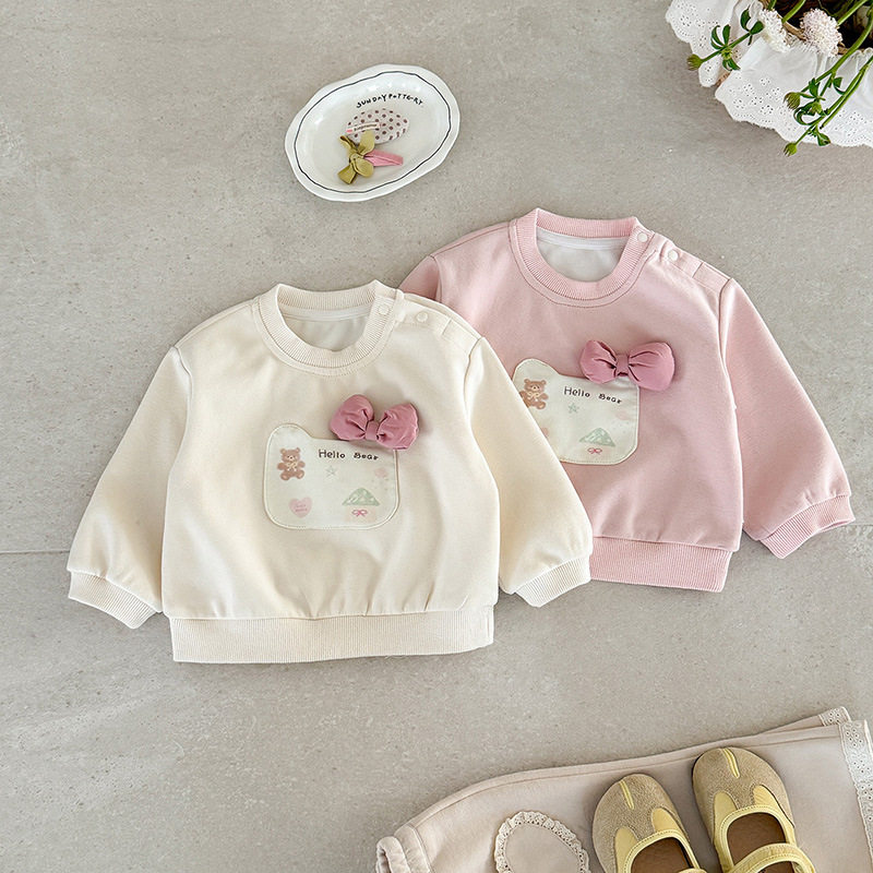 女宝卡通贴布卫衣2026春季新款婴幼儿长袖上衣女宝春款套头衫 a类,童装/婴儿装/亲子装,卫衣/绒衫,淘宝优惠券,粉丝福利购,淘宝优惠卷