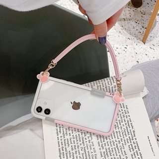 15少女iphone13pro边框保护套适用苹果12promax日韩8p保护套可爱xr防摔猫爪手提款11卡通软6/7plus手拎款新