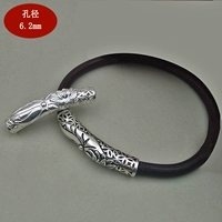 Аксессуар, ретро аксессуары, изогнутая трубка, серебро 925 пробы