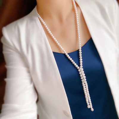 淡水珍珠优雅时尚风满天星项链