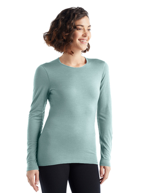 新西兰美利奴羊毛长袖衬衣Oasis200女休闲保暖排汗打底衫速干内衣