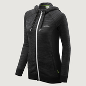 新西兰kath加德满都女摇粒绒运动拉链外套户外春秋薄款 连帽卫衣