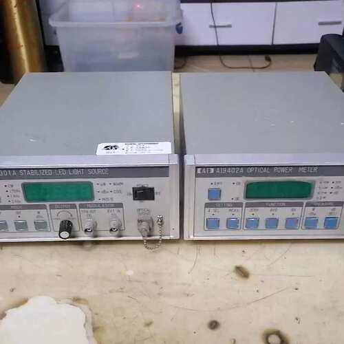 议价光功率计两台。型号分别是Al-9402A、Al-9301A共