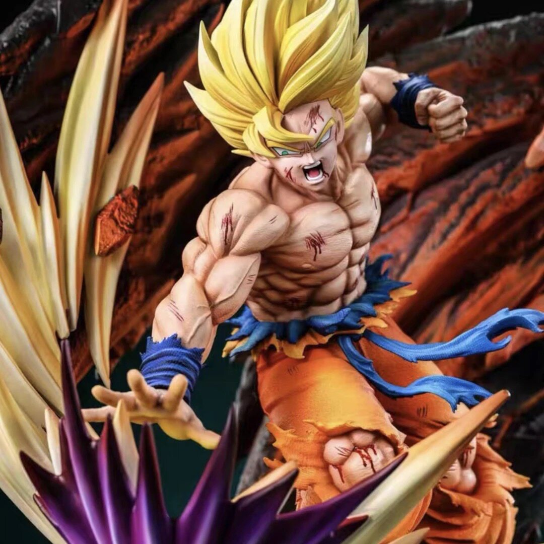 49模型JMY初超vs弗利萨 1/4双人物私定大雕 龙珠树脂翻模雕像