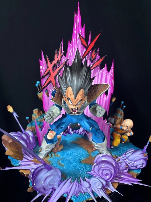 49模型 树脂翻模 龙珠手办  无名堂贝吉塔1/6场景手办