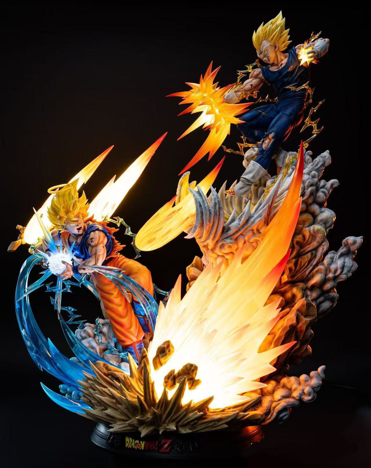 49模型 树脂翻模 龙珠手办 KD悟空vs魔贝