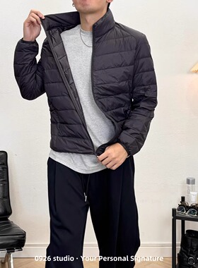 0926studio超轻排骨羽绒服【CORTIS】合身90鸭绒内胆外套cleanfit