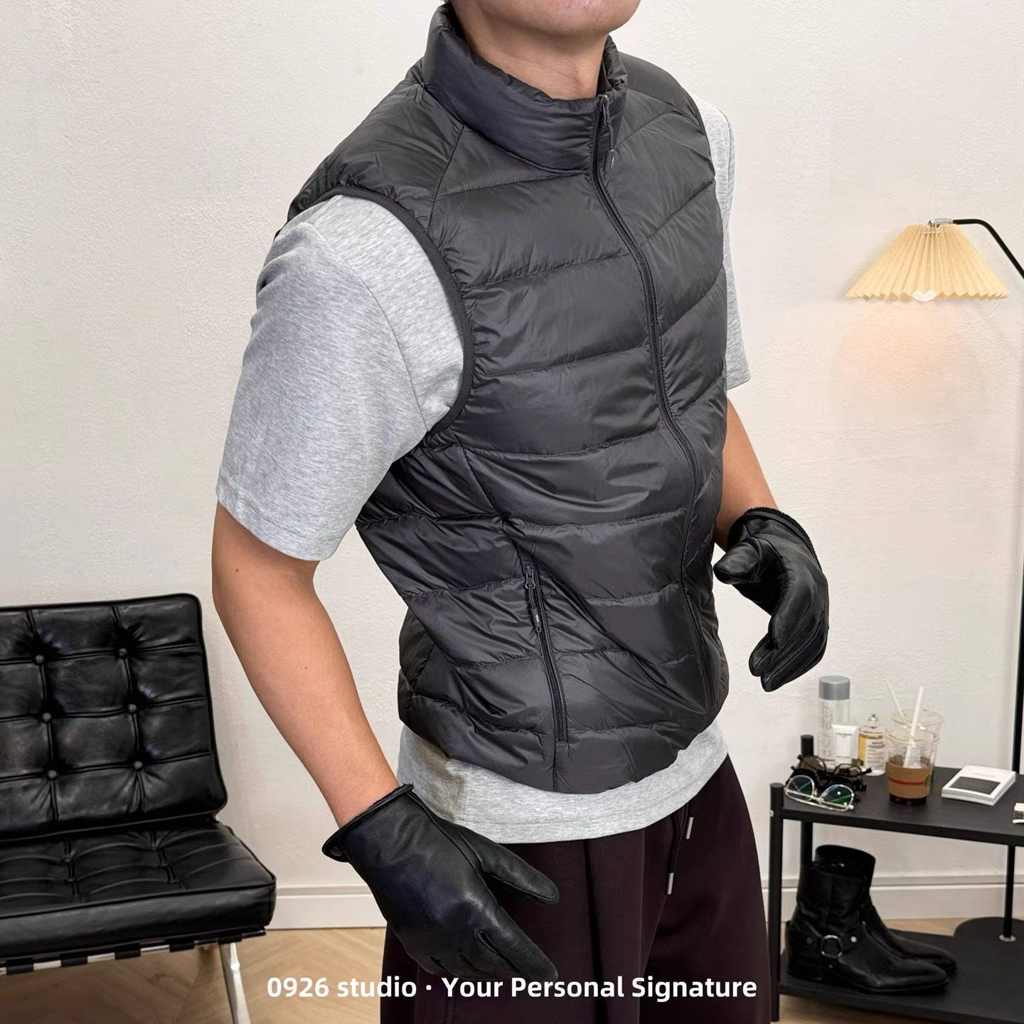 0926studio排骨羽绒马甲【CORTIS风格】合身保温马夹超轻cleanfit