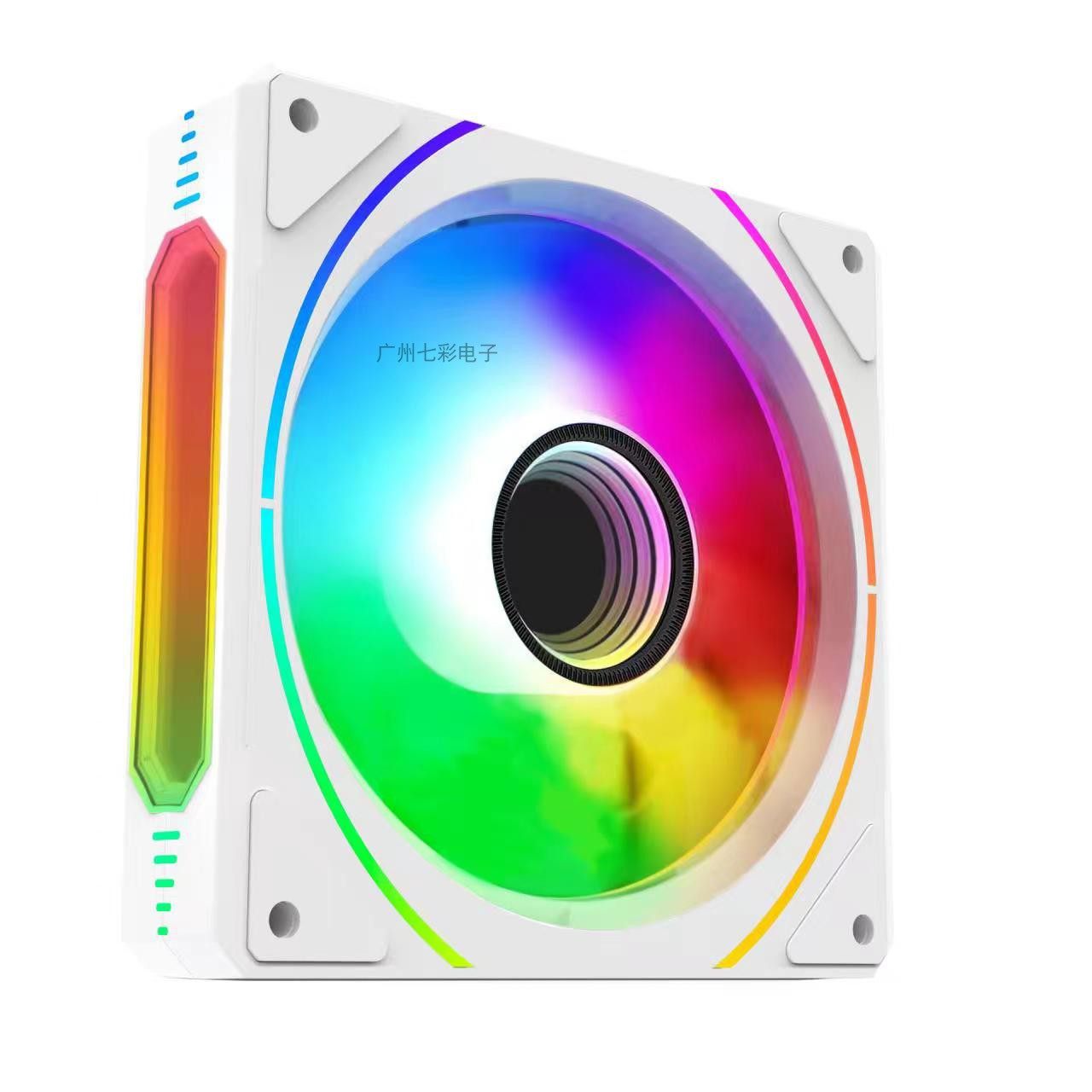 PRISM NEW PRODUCT MAGIC MIRROR FAN 5V3 NEEDLE DIVINE LIGHT SYNCHRONOUS ARGB INFINITE MIRROR LIGHT EFFECT PWM TEMPERATURE CONTROL SILENT FAN