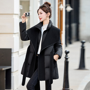 高端大牌羽绒服女2025冬装新款欧货时尚气质收腰显瘦洋气保暖外套