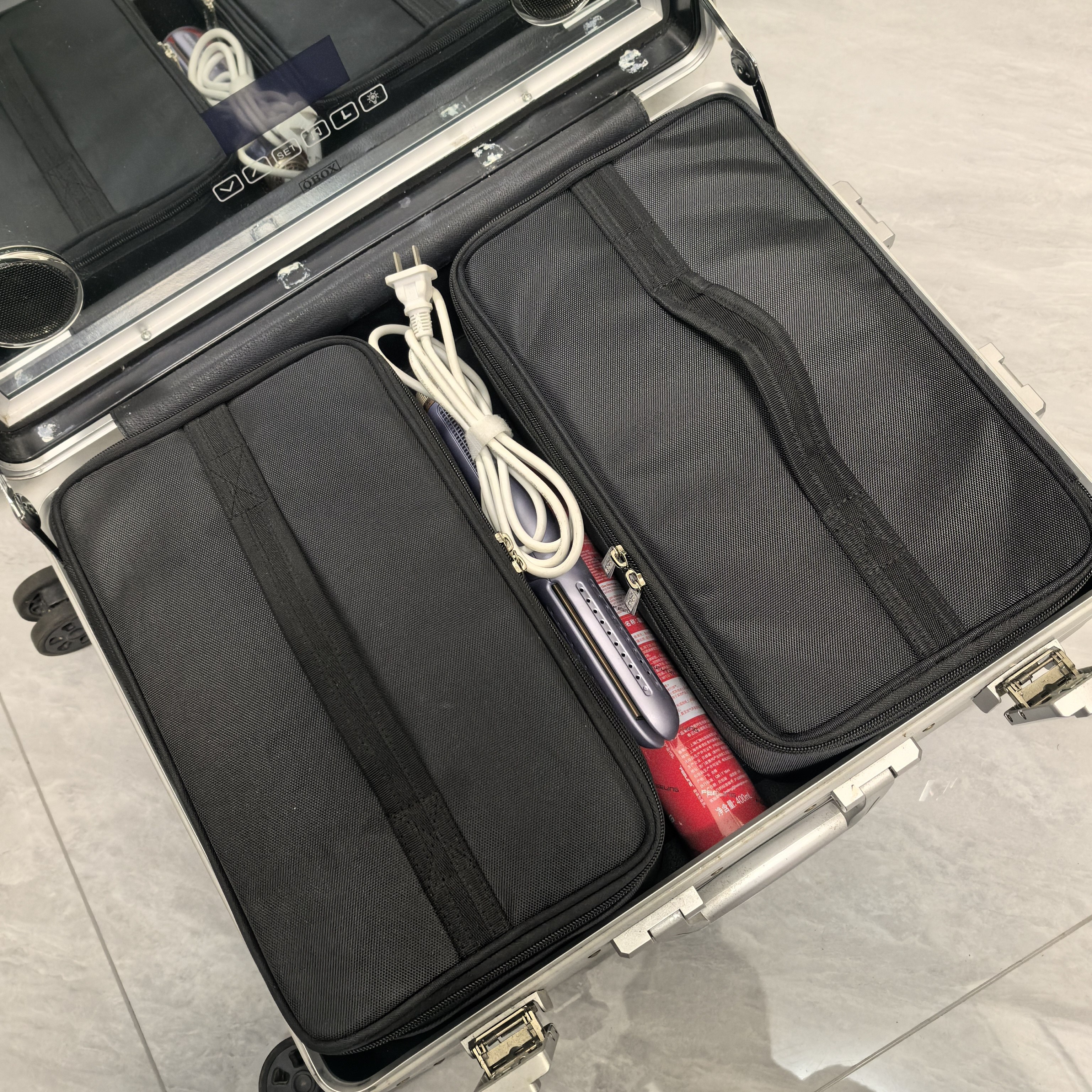 馥雅迪化妆包化妆箱内包减重便携手提大容量旅行洗漱用收纳包化妆