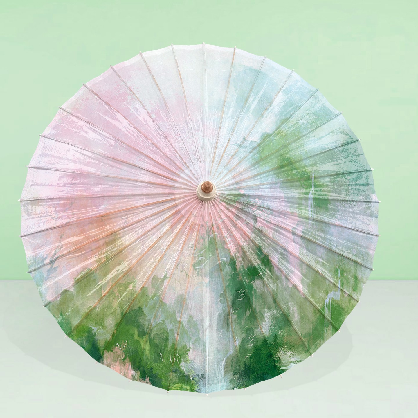 非遗油纸伞国风古风汉服晴雨两用