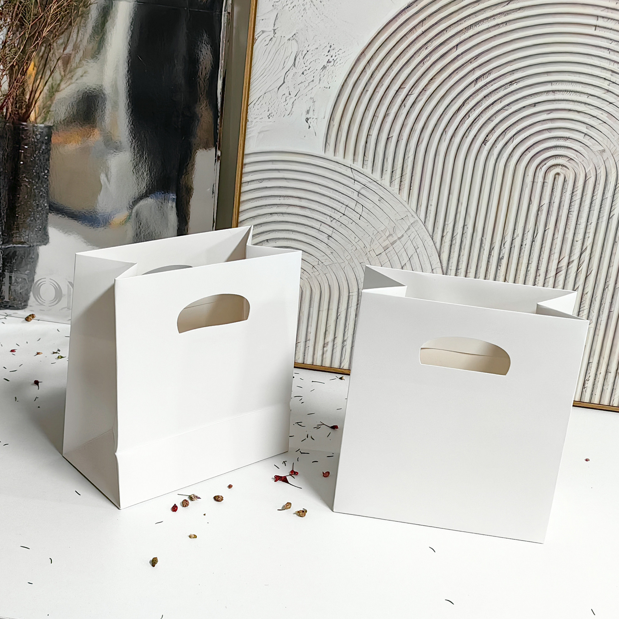 简约手提袋定制logo纸袋纯色通用商务活动礼物美妆打包袋加印文字,包装,纸手提袋,淘宝优惠券,粉丝福利购,淘宝优惠卷