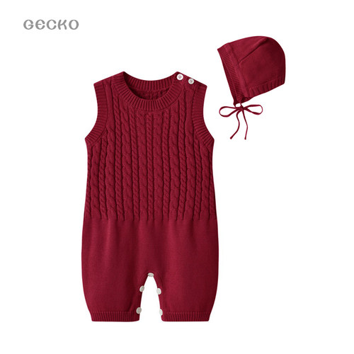 纯棉婴儿爬服背心ins爆款