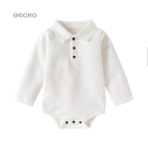 A类中厚婴幼儿秋季0-2岁男女宝宝长袖休闲纯棉包屁哈衣爬服连体衣