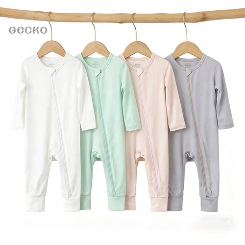 外贸婴儿批发竹纤维衣服