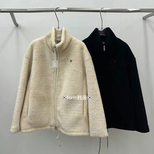 form韩国东大门代购 韩休闲百搭毛毛外套 25秋冬loveyousomuch时尚