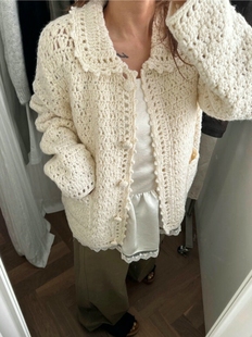 百搭宽松显瘦外套毛衣 时尚 form韩国2025秋季 Brote新款