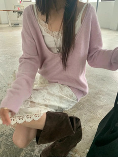 Form韩国东大门2026年Arr秋季新款时尚气质百搭糖果色套头毛衣女
