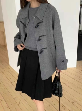 form韩国2025冬季ANOU新款时尚百搭宽松显瘦外套大衣