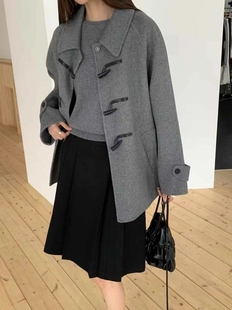 百搭宽松显瘦外套大衣 时尚 form韩国2025冬季 ANOU新款