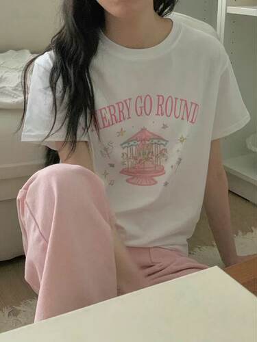 Form韩国2026春季obe东大门韩系时尚百搭宽松休闲短袖T恤女
