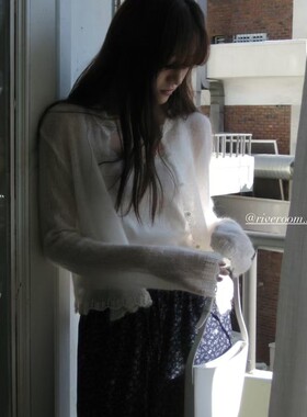 Form韩国东大门riveroom26新春夏多巴胺温柔甜美短开衫女