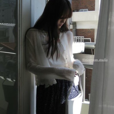 Form韩国东大门riveroom26新春夏多巴胺温柔甜美短开衫女