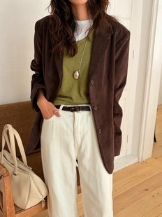 百搭宽松显瘦外套 时尚 form韩国2025秋季 BEA新款